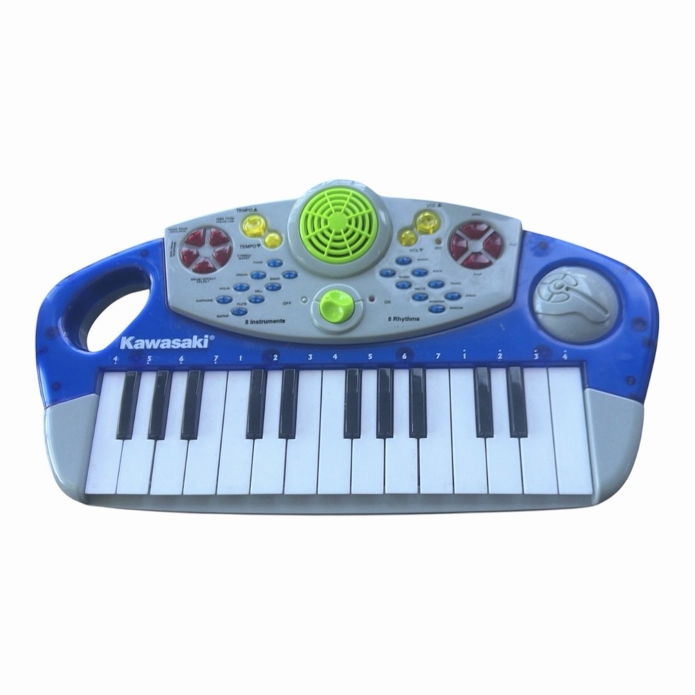 Kawasaki Music 57765 Keyboard Piano Kids Vintage 1999 Tested